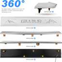 Ambient Light Kit for 13th Gen Ford F-150, 2015-2020 Chrome Interior Inner Door Handle Cover, Door Opening Warning, 256-Color, SYNC 3 Controlled Light Brightness, F150 Truck Accessories Replacement