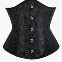 Alivila.Y Fashion Corset Womens Brocade Underbust Boned Corsets Bustier Waist Trainer M