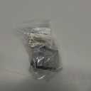 Mega Handles Square Floor Door Stopper, Quickly Installed Wall Protector Stopper, Wall Protectors from Door Knobs, Floor Door Stop with Mounting Hardware Included - Matte Black - 1.5 Inch