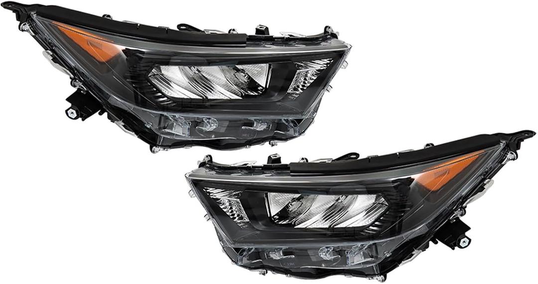 LABLT Headlights Replacement for 2019-2021 RAV4 LE XLE Headlight Assembly Driver and Passenger Side 811100R150 811500R150