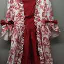 1791's lady Women's Victorian Rococo Dress Inspiration Maiden Costume, Size S