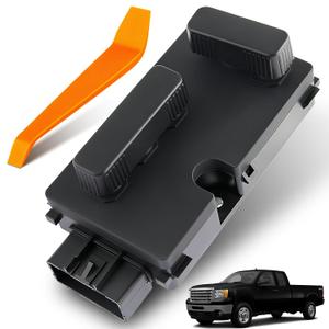 Right Passenger Side Power Seat Adjust Switch Fit for Chevrolet Silverado Suburban Tahoe (2000-2006), GMC Yukon Sierra 1500/2500/3500 HD, Cadillac Escalade (2002-2006), Replace 12450254