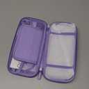 InnoAura Switch Lite Case 18-In-1 Accessories Bundle for NS Switch Lite (2019), with Protective Carrying Case, Game Holder, Screen Protector & Cute Thumb Grips, Purple