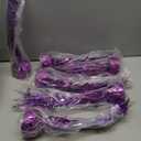 Crowye 6 Pcs Metallic Foil Spray Centerpiece Party Star Fall Table Decoration Valentine's Day New Year 2026 Table Decor for Birthday Party Holiday(Purple, Small Star)