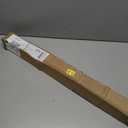 BRIOFOX Industrial Shower Curtain Rod - 2-in-1 Design Tension Curtain Rod - Never Rust Non-Slip 43 to 72 Inch Metal Steel, Gold Window Curtain Rod