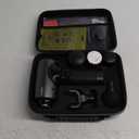 Massage Gun Deep Tissue with Heat Head, Handheld Muscle Back Massager with Carry Case, Portable Percussion Massager Gun with 6 Replacements for Athletes Pain Relief