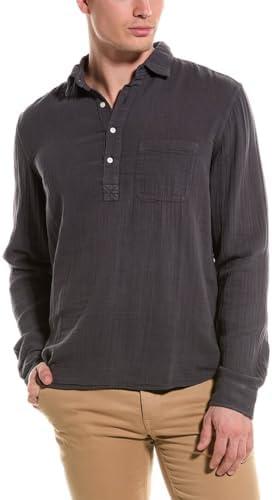 Velvet by Graham & Spencer Men's Gerald Woven Collared Shirt, XX