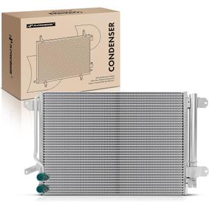A-Premium Air Conditioning A/C Condenser Compatible with Volkswagen Jetta 2016-2018, Beetle 2016-2019, 1.4L 1.8L 2.0L, Turbocharged