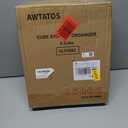 AWTATOS Cube Storage Organizer, Storage Cubes Shelves Bookshelf, 6 Cube Closet Organizers and Storage, DIY Stackable Plastic Clothes Organizer Shelving for Bedroom, Home, Black