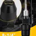 SDS-Plus to SDS-Max Adapter, 8-1/4" Alloy Steel Adapter for Rotary Hammer Drills - Durable Drill Bit Adapter for Concrete and Demolition Work, HOME, DIY, Gift for Men, Friend, Family