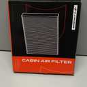 Under Hood Cabin Air Filter w/Activated Carbon Compatible with Tesla S 2016-2023, Located Under Hood, Replace# 1059333