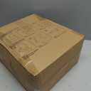 RLAVBL 100 Pack 7x5x1 Small Shipping Boxes, White Corrugated Cardboard Mailer Box for Packing Mailing Small Business