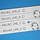 12 Pieces LED Backlight Strip for LG 65''TV 65UJ6300 65UJ6300-UA 65UJ6200-UA 65UJ6320 65UJ5500 65UJ6540 65UJ630V 65UJ634V 65UJ639V 65UK6100PLA EAV63673007 65UJ63_UHD_A B C D