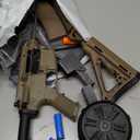 Gel Toy 280+ FPS,Automatic 100+ Ft Range Full Size Gel Toys 1500+ Capacity Drum, Outdoor Games for Ages 14 Years Old and up and Adults Halloween Christmas,Sandy