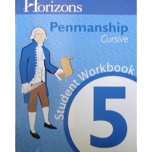 Horizons Penmanship 5 Cursive, Student Workbook