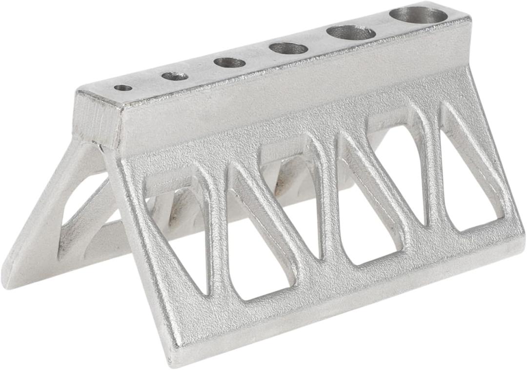 Handheld Pipe Drill Jig for Pipes or Cylinder Pipe, Bridge Pipe Drilling Guide Block Triangle Window Cutouts, Handheld Drilling Guides Jig for Bit on Cylinder Centering Tool