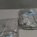 Shoe Laundry Bags for Washing Machine, Reusable Laundry Shoe Bag for Washer and Dryer, Fluffy Fibers 360 Wrap Around Cleaning, Adjustable Protective Shoe Trees - Home Dorm Travel, Gray