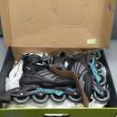 Rollerblade Zetrablade Women's Adult Fitness Inline Skate, Performance Inline Skates (9, BLACK/LIGHT BLUE)