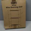 Storage Shelves - 3 Tier Shelf Organizer, Sturdy Metal Shelving with Adjustable Leveling Feet, Space-Saving Shelves Organizer for Pantry, Laundry, Kitchen (18" x 12" x 30", Silver)