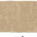 Garland Rug Finest Luxury Beige Linen 2-Piece Set Ultra Plush Washable Bath Rug Set - Soft, Absorbent, And Stylish For Your Bathroom