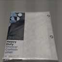 LiBa Plastic Shower Curtain, Heavy Duty 8G Shower Curtain for Bathroom, Waterproof Vinyl Shower Curtain, 3 Magnets, Rustproof Mental Grommets - 3D Clear Pebbles Pattern, 72x72