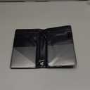 Server Book with 2 Zipper Pockets, Leather Server Books for Waitress, Waiter Book, Sturdy Waitress Book with Money Pocket and Zipper, Servers Book Waitress Accessories Fit Server Apron, Glitter Black