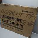 Car Floor Mats for 2024 2025 2026 Hyundai Santa Fe Accessories(Not for Hybrid),TPE All Weather Protection Floor Mats,Custom Fit 3 Rows Car Floor Liners Set,Heavy Duty Accessories,Black