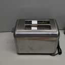 bella Stainless Steel 2 Slice Toaster with Extra Wide Slots & Removable Crumb Tray - 6 Browning Options, Auto Shut Off & Reheat Function - Toast Bread, Bagel & Waffle