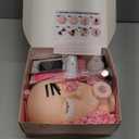 Lash Extension Kit for Beginners, Professional Eye Lashes Extension Kit with Everything: Lash Mannequin Head, Individual Eye Lashes, Glue, Tweezers Lash Extension Supplies for Training Makeup Practice