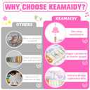 Kids Piano Musical Toys - 5 in 1 Wooden Music Instruments Montessori Toys for Baby Toddler, Sensory Toys with Drum Xylophone, Preschool Educational Toys, Birthday Gifts for Girls Boys Pink