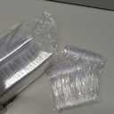 TOFLEN 100ct 2 oz Mini Dessert Cups with Spoons, Clear Plastic Reusable Small Party Serving Cups for Appetizers, Hors D'oeuvres Plates