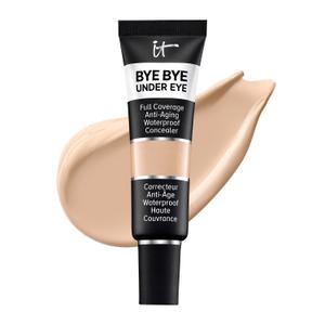 IT Cosmetics Bye Bye Under Eye Concealer - Waterproof Full Coverage Concealer For Dark Circles, Fine Lines, Redness & Discoloration, Formulated with Hyaluronic Acid, Natural Finish  0.4 fl oz