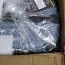 Kenneth Cole REACTION Out of Bounds Lightweight Hardshell 4-Wheel Spinner Luggage, Granite Blue, 28-Inch Checked