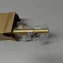 ENJOYBASICS No Drill Curtain Rods for Window 28 to 47 Inches, 5/8 Inch Diameter Renter Friendly Drapery Rod with Adhesive Brackets without Drilling, Adjustable from 27 to 52 Inches, Gold