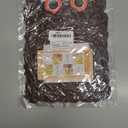 50pcs Brown Balloons, 12inch Dark Brown Latex Neutral Balloons for Birthday Party BOHO Wedding Bear Baby Shower Decoration (With Ribbon & Glue)