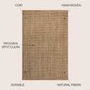 JONATHAN Y Biot Handwoven Jute Solid Natural Indoor Area Rug, 3x5, Traditional, Rustic, Farmhouse, Coastal, Easy-Cleaning for Living Room, Bedroom, Kitchen, Non-Shedding (NRF104A-3)