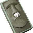 Bits and Pieces-Tissue Box Cover Stone Face Tissue Holder - Great Gag Gift for Your Office, Desk, or Living Room