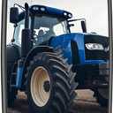 Tractor Rearview Mirror, Compatible with Front Loader, Excavator, and Farm Tractors - Fits John Deere, Case IH, Agco, New Holland, Massey Ferguson, Versatile - 7.9" x 13" Adjustable Mirror