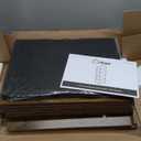 Furologee 5 Tier Bookshelf with Drawer, Tall Narrow Bookcase with Shelves, Wood and Metal Bookshelves Storage Organizer, Industrial Display Standing Shelf Unit for Bedroom, Living Room, Rustic Brown