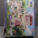 Doll House with 45 Pcs Furniture and Accessories, 3-Story with 4 Animal Dolls, Food Cooking Set, Warm Lights, Pool Slide and Movable Elevator, Pretend Play Dream Dollhouse for Girls 3+