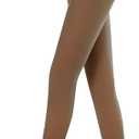 OEAK Womens Fleece Lined Tights Fake Translucent Pantyhose Thermal Opaque High Waisted Winter Legging Footed Sheer Tights (Large-X-Large)