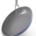 Ninja Ceramic Pro 10.25" Fry Pan, NonStick Pan, Nontoxic, PTFE Free, Ceramic Coated, Stainless Steel Handle, Stove & Oven Safe to 550F, All Stovetops & Induction Compatible, Midnight Blue, CW30026MM