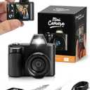Mini Digital Camera, 1080P Portable Camera with 4X Zoom, 8GB SD Card & Accessories, Perfect for Kids Teenagers Adult Beginners