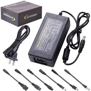 29.4V 2A Fast Battery Charger with 7-in-1 Plug - Universal Charger for 24V 25.2V 25.9V 7S Lithium Batteries Charger Compatible with gotrax, Jetson, Voyage, ninebot, Razor
