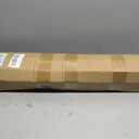 Cordless Bamboo Roman Shades 28x48in, Light Filtering Bamboo Blinds for Indoor Windows, Office, Bathroom and Living Room, Privacy Teak.