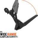 Dango Design Gripper Mount for GoPro/Osmo/Insta360 | Universal Helmet Clamp Mount for Action Cameras | Dirtbike, Motocross, Enduro, Motorcycle, and ATV Helmets | Stealth Black