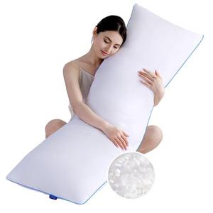 YZ HOME Memory Foam Body Pillow Insert - Full Body Pillow for Adults - Soft Large Long Bed Pillow for Side Sleeper (White, 20 Inchx54 Inch)