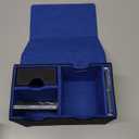 WELLMILLER MTG Deck Box for Commander with Dice Tray,Designed for MTG Commander Card Deck Box Fits 200+ Double Sleeved Cards,Card Storage Box with 3 Dividers 2 card holder (Blue)