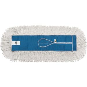 Nine Forty Industrial-Grade 18x5 Cotton Dust Mop Head Refills, Perfect Replacement for Busy Home, Gym, Industrial and Commercial Spaces, Heavy-Duty Mop for Janitorial & Housekeeping Needs - 1 Pack