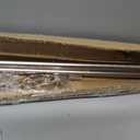 1" Window Treatment Curtain Rod with Cylindrical Cap Finials, Single Drapery Rod Adjustable Length 36-72", Matted Nickel